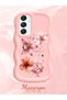 Samsung Galaxy A16 Compatible Case Camera Protector Pink Silicone Couple Phone Case Floral Pattern - 2