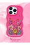 iPhone 15 Pro Compatible Case with Camera Protection Red Silicone Couple Phone Case with Floral Pattern - 2
