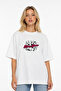 Unisex Women's Men's Mi̇sery Studios Written on the Hip Front Printed Oversized Thick Fabric Relaxed Cut T-Shirt