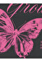 Esvab • Modern & Distinctive Zero Roba Collar Butterfly Printed Girls' T-Shirt - 5