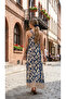 Modern and Elegant Women's Halter Neck Ethnic Pattern Long Summer Dress - 2