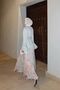 Floral Patterned Buttoned Dress with Skirt Hem and Flounce Detail - Mint - 6