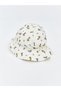 Lcw Baby Ecru Printed Baby Girl Bucket Hat - 4