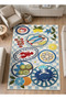 Sdt Mixed Patterned Modern Woven Base Decorative Carpet Sdtamor1281 - 2
