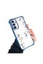 Samsung Galaxy A54 Compatible Transparent Back Four Corners Reinforced Impact Protection Silicone Case - 2