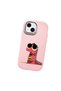 Pink Silicone Case with Camera Protection Compatible with iPhone 15 Shock-Absorbing - 4