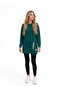 Green Oversized Sports Tunic,