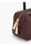 Solid Shoulder Bag with Zip Closure - 3