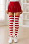 Striped Pattern Cotton Above Knee Long Sports Socks Women's Socks - 3