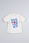 100% Cotton Interlock Knitted Fabric Baby and Children's T-Shirt (Tomato)