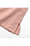 Women's Alba O-Neck, Three-Quarter Sleeves, Regular Fit, Slit, Combed Cotton T-Shirt Salmon - 5