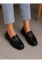 Women's Round Toe Belt Buckle Loafer Casual Shoes