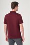 Purple Polo Collar Short Sleeve Pocket Comfort Fit 100% Cotton T-Shirt 1011260163 - 5