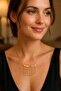 Figured Anti-Tarnish Steel Adjustable Chain Luxury Necklace