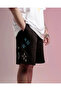 Hanangiyim Unisex Oversize Relaxed Fit High Waist Special Design Printed Summer Shorts