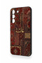 Samsung S22 Compatible Vintage Carpet Patterned Silicone Case - 4