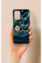 Oppo A54 Compatible Starry Night Pattern Silicone Case