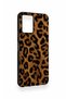 Vivo Y21S Compatible Dark Leopard Leather Pattern Silicone Case - 3