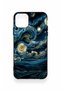 حافظة سيليكون بنمط الليلة المرصعة بالنجوم متوافقة مع هاتف iPhone 11 Pro Max - 3