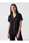 Shirts for Style Seekers from Uzg Store Roba Collar Women's Pajama Set