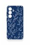Samsung S26 Compatible Thin Leaf Branch Patterned Silicone Case - 2