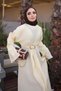 Yellow Bolero Dress with Buckle Detail - 4