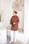 Brown Striped Tunic Shirt - 2