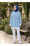 Striped Two-Thread Hijab Tunic