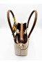 Leather-Look Multi-Compartment Hand and Shoulder Bag with Scarf Detail - 3
