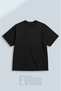 Oversize Slayer Printed 100% Cotton Crew Neck Loose Fit Black T-Shirt - 2