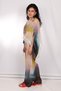 Aurora Color-Shifted Fringed Bohemian Chiffon Beach Top and Bottom Set Pareo