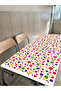 Elastic School Desk Cover 15-Pack 110X40 cm | Washable, Durable, Polyester Stain-Resistant Fabric (Teacher's Desk Gift)