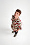 Men's Women's Relax Fit Summer Ash Collar Patterned Viscose Short Sleeve Oversize Shirt - 3