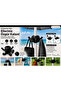 Beach Umbrella Bag and Towel Hanger |   Adjustable Umbrella Pole Hanger (White-Black)