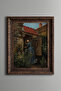 Young Girl at the Well - Vintage Patterned Painting - Thick Model