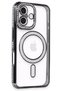 Aconcept iPhone 16 Case Joke Simli Magneticsafe Case (121549) - Black