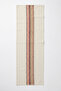 Bohemian Style Cotton Table Runner - Ethnic Ecru with Colorful Knitted Stripes 40X130 cm - 3
