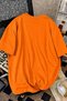 La Hand Sign Front Printed Street Fashion Unisex T-Shirt - 3