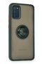 Aconcept Galaxy A02S Case Montreal Silicone Cover with Ring (224035) - Green - 2