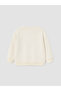 Crew Neck Sequined Girl's Sweatshirt - 4