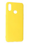 Aconcept Galaxy A10S Case Nano Inside Velvet Silicone (234139) - Yellow - 3