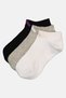 Kids Boy 3 Pairs Brand Logo Ankle Socks, Multicolor