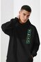 Eat Sleep Gym Repeat Fitness Gym Bodybuilding Athlete Back Printed Unisex Oversize Combed Cotton Hoodie - 4