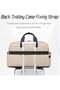 unisex premium duffel bag 27l water resistant large capacity weekender bag with multiple compartment for men and women, lxb00842 - khaki - 4