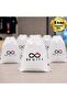 5 Pieces of Waterproof Drawstring Sports Backpacks with Your Logo, 36X44 cm Printed Set