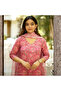 Pink Viscose Rayon Top Bottom & Dupatta - VRN1038 | Pink-Size:L-40-Inches - 4