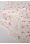 100% Cotton Floral Print Snap Fastener Long Sleeve, Short Sleeve, Sleeveless Bodysuit, 3-Pack Bodysuit - 4