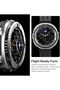 Bezel Tune Pro (Pilot) for Samsung Galaxy Watch 8 Classic 46mm Bezel Ring Protector with Case (2025) - Silver - 3