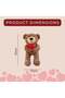 Cute Teddy Bear Holding Red Heart 50 cm, Ideal Gift for Valentine, Anniversary, Birthday - 2
