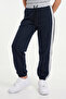 Girl's Striped Detailed Waist-Tie Elastic Cuffed Sweatpants - 2